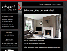 Tablet Screenshot of elegantdesign.be